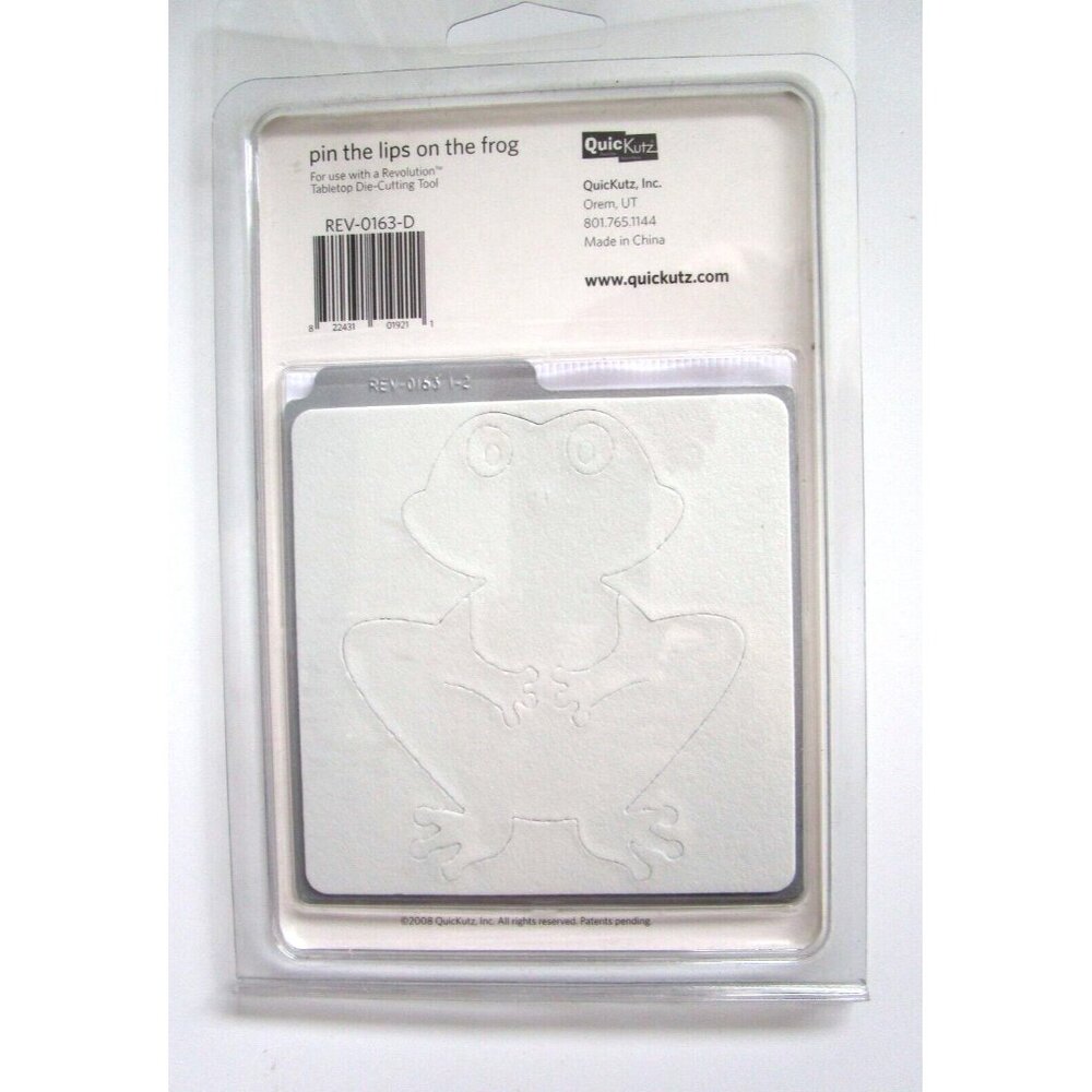 QuicKutz "Pin the Lips on the  Frog"- 2 Die Cuts "REV 0163D Revolution Die" 2008 - Picture 4 of 7